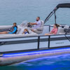 Crest pontoon patio boat renal lx 220 slc